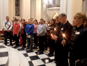 RCIA participants prepare to enter the Church.