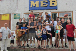 Fellowship of Catholic University Students with participants in our children’s camp.